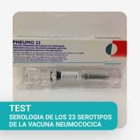 Test Test Serología de los 23 serotipos de la vacuna neumocócica